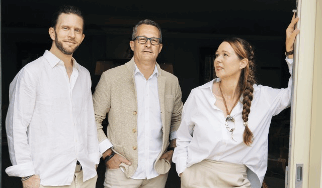 Alexandre Mauron, Christophe Paul et Karine Coze : les fondateurs de Mirari.