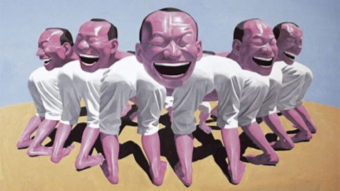 Yue Minjun, Untitled, 1994.